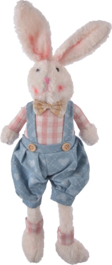 Plush Bunny in Pants – Sitting, 51 cm