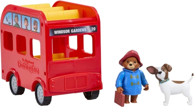 Paddingtoni mängukomplekt punase bussiga