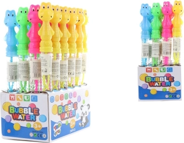 Bubble Blower Frog – plastic tube with dinosaur motif, 26 cm