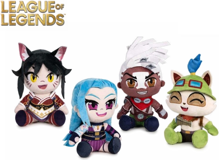 League of Legendsi tšempionite plüüsfiguurid 21 cm – komplekt 24 tk