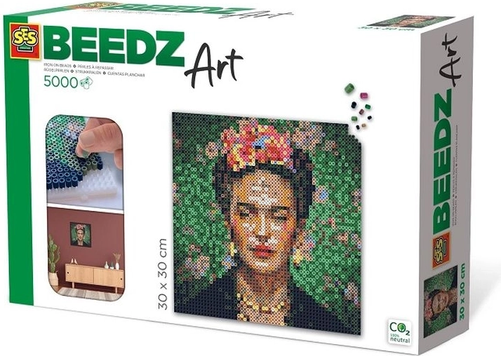 SES Beedz Art Iron-On Beads Frida Kahlo (30 × 30 cm)