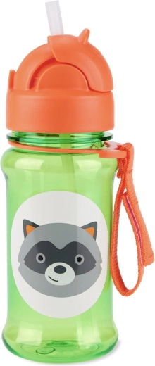 Skip Hop Zoo Tritan Renew joogipudel kõrrega pesukaru 355 ml