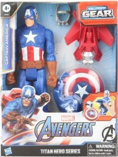 Avengersi figuur Captain America tarvikutega Power FX (30 cm)