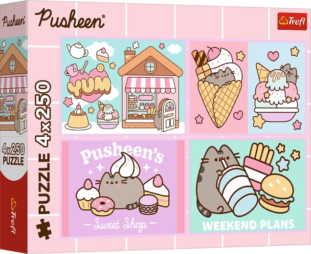 Pusheeni pusle – tutvu PUSHEENIGA 4×250 tükki