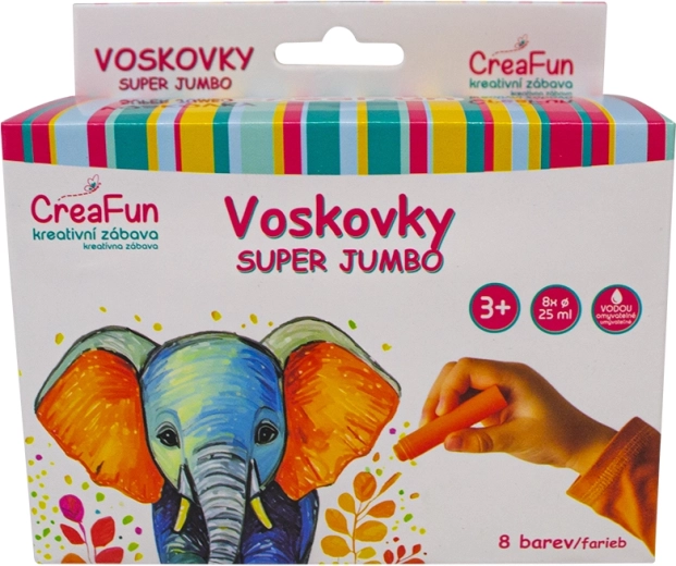 Vahakriidid Super Jumbo 8 värvi SPARKYS