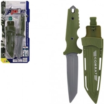 Children's Military Knife with Plastic Sheath
