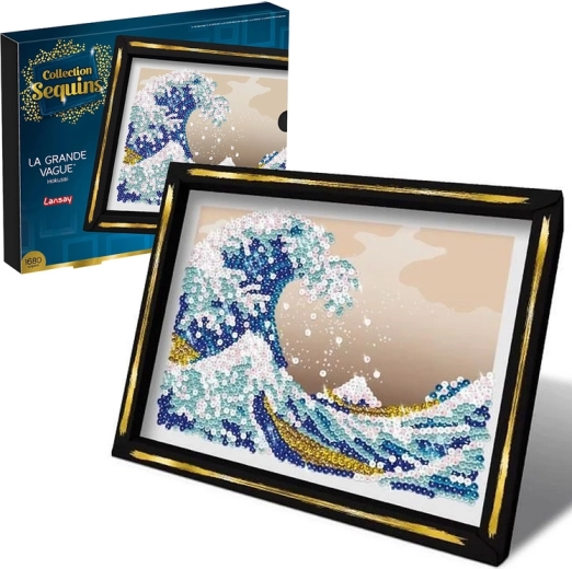 La grande vague litrite pilt – merelaine, loovkomplekt 1680 tk