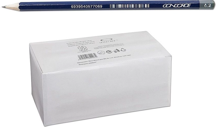 Grafiitpliiats HB CONCORDE – soodne pakend 144 tk