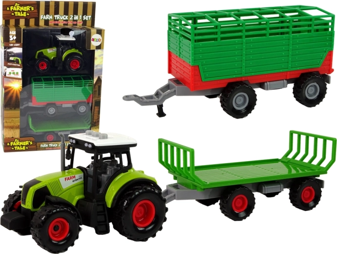 Tractor with Farm Trailer