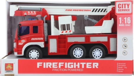 Battery-Operated Fire Truck with Lights and Sound