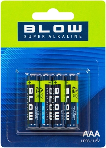 BLOW superalkali patareid AAA (LR3) 4 tk