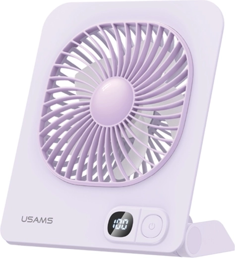 USAMS magnetic desk fan purple