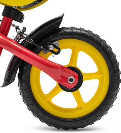 Safe control with front hand brake