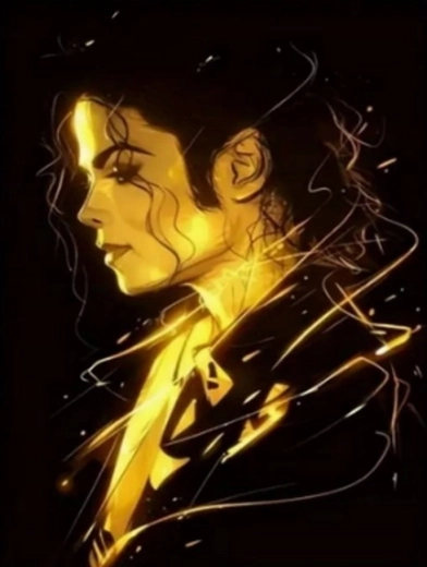 Maalimine numbrite järgi Michael Jackson 40 × 50 cm