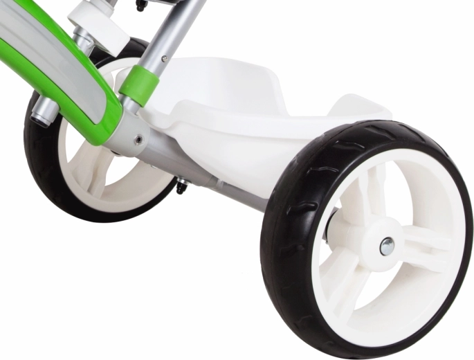 Durable EVA wheels and stable three-wheel chassis