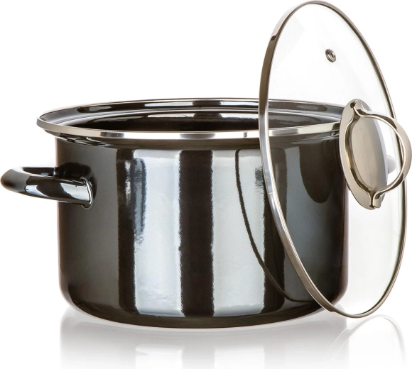 Glass lid for monitoring cooking