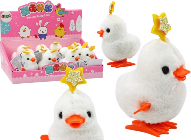Wind-up Jumping Chicken with Star