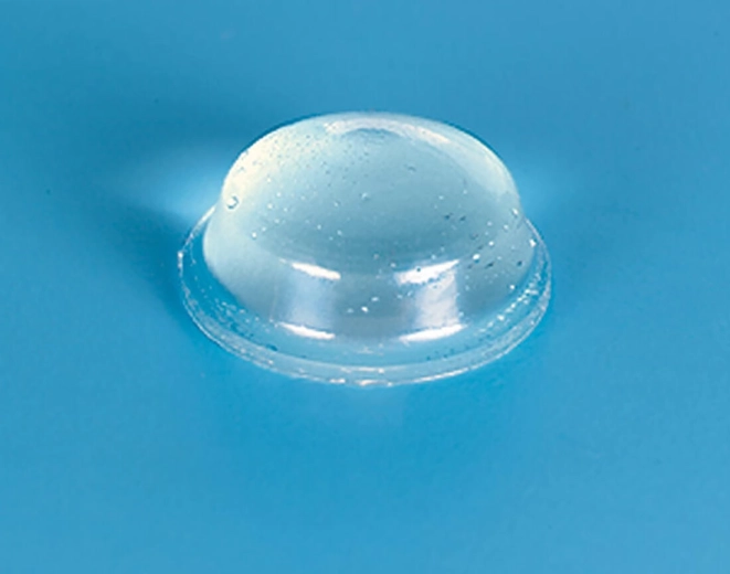 Self-adhesive clear half-round bumpers 11.1 × 5.1 mm (set of 5)