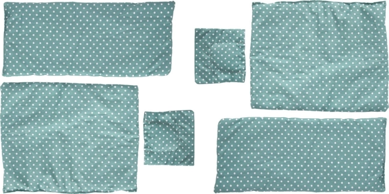 Complete bedding set included