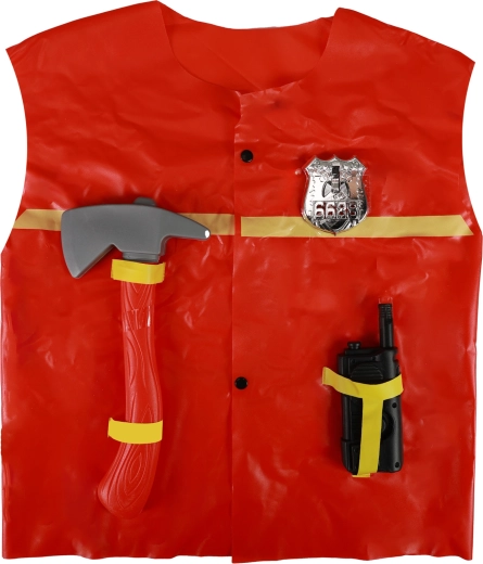 Kids’ Firefighter Vest with Accessories