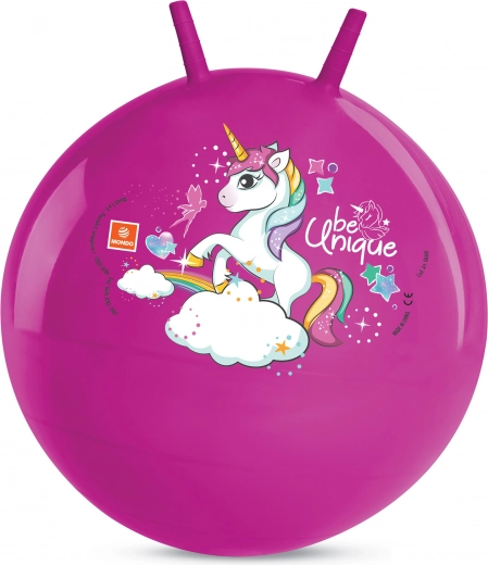 Ükssarviku motiiviga hüppepall 45–50 cm