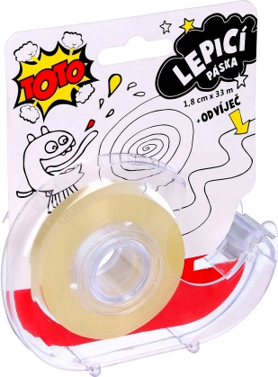 Kleeplint koos hoidikuga 1,8 cm x 33 m
