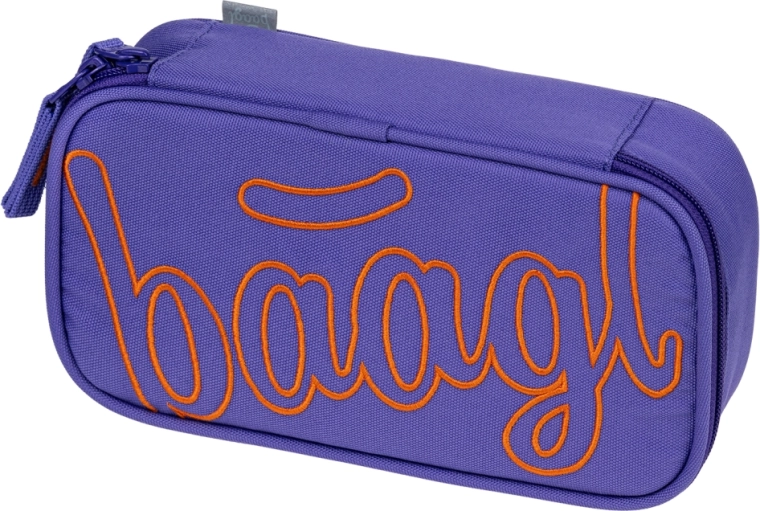 Baagl school pencil case Orange GRS