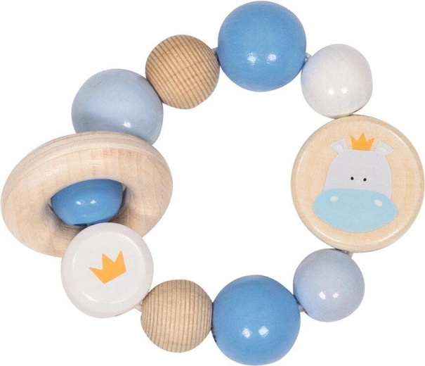 Wooden sensory touch ring pear - 1 piece