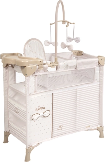 DeCuevas Verona folding doll cot with 5 accessories