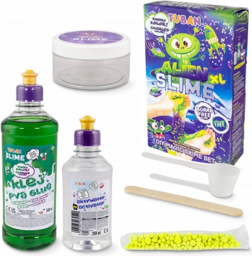 Loominguline komplekt Slime Alien XL värvi muutev