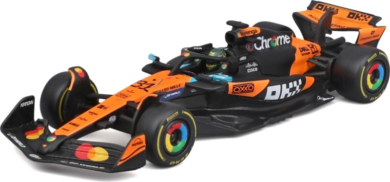 Bburago mudel F1 McLaren MCL39 (2025) Oscar Piastri #81 1:43 akrüülkarbis