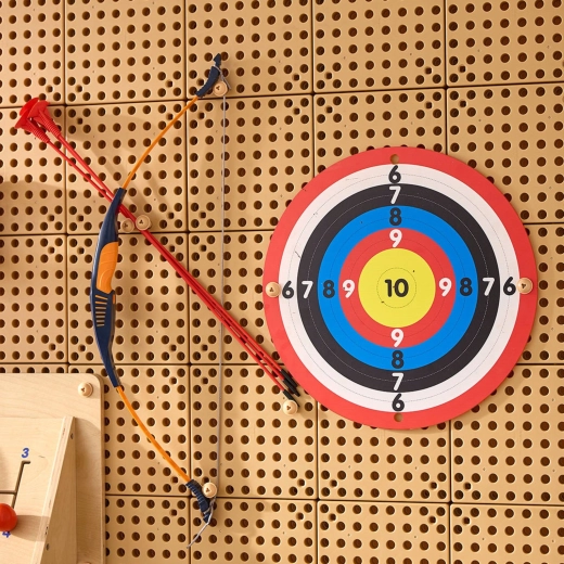 Värviline sihtmärk selge punktisüsteemiga 6–10
