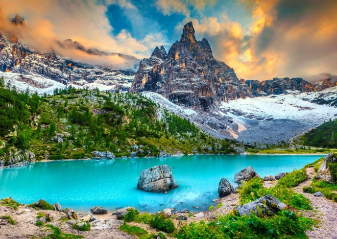 ENJOY pusle – Sorapise järv, Dolomiidid (Itaalia), 1000 tükki