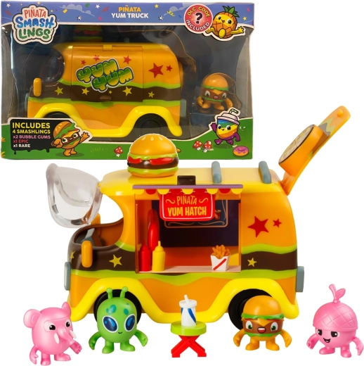 Pinata Smashlings Yum Truck – toiduauto 4 figuuriga