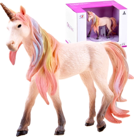 Rainbow-Maned Unicorn Figurine – Unicorn