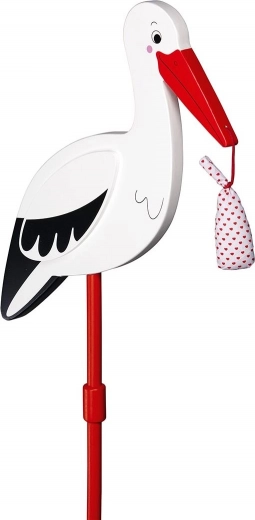 GOKI Stork-on-Stick Decoration with Bundle