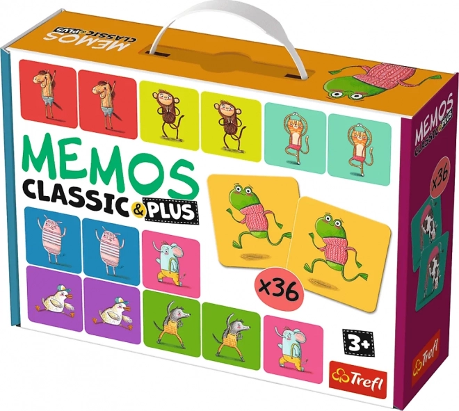 Pexeso Classic Plus Liikuvad loomad 3v1