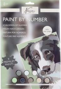 Paint by Numbers Dog