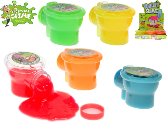 Professor Slime tualett limaga 10 cm, 6 värvi