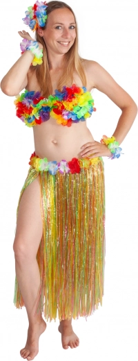 Värviline Hawaii seelik täiskasvanutele 72 cm