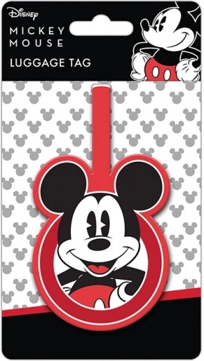 MICKEY MOUSE Rubber Luggage Tag
