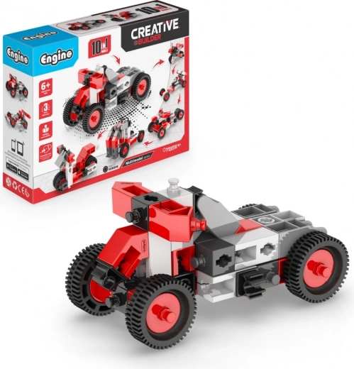 ENGINO Creative Builder 10-in-1 vehicle building set for kids 6+