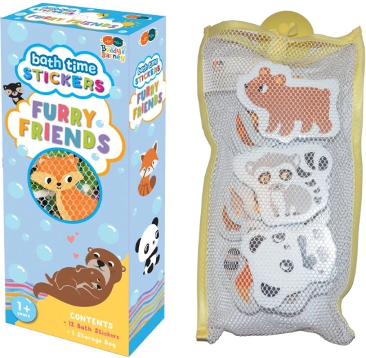 Buddy & Barney bath stickers – furry creatures