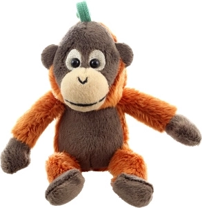 Pehme orangutan klambriga – võtmehoidja 12 cm