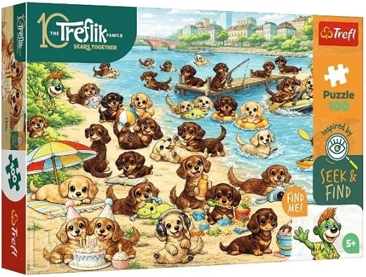 Trefl pusle Seek & Find Jamníci ja Treflíci 100 tükki