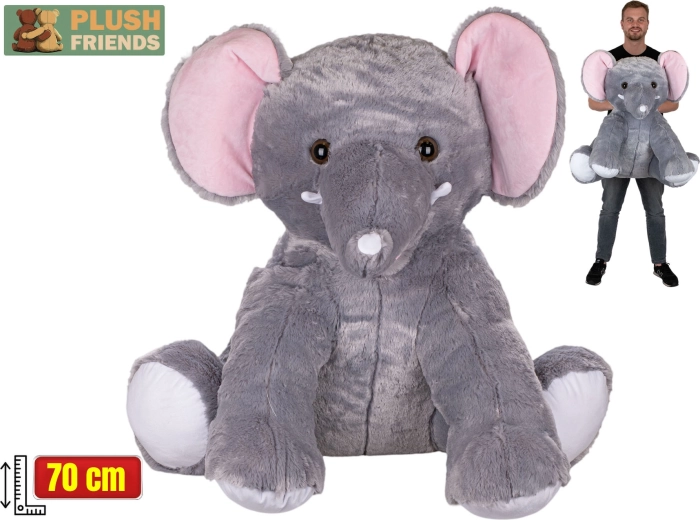 Plush Friends Elevant plüüsist istuv 70 cm