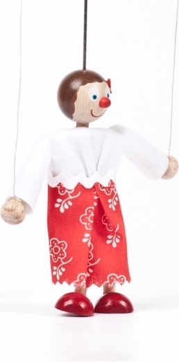 GERLICH puidust nukk Maruška 12 cm
