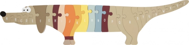 Wooden Alphabet Puzzle Dachshund SMALL FOOT