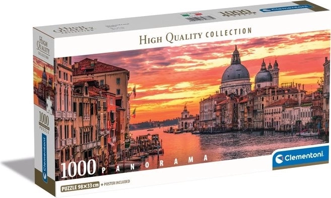 Puzzle 1000 tükki compact panorama – Veneetsia Suur Kanal