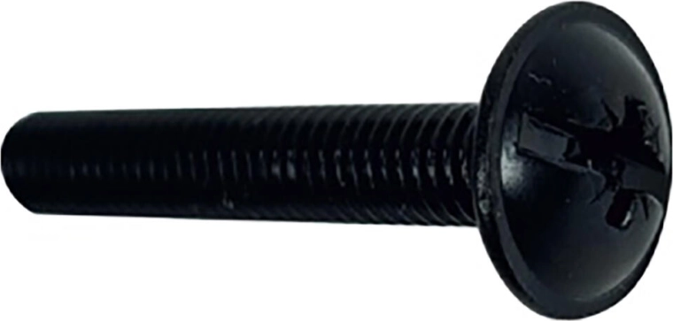 Raampeakruvid M4 × 30, mustad (15 tk)
